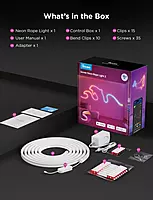 Govee Neon Preinstalled Strip Light (White) – Supports Matter