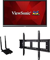 ViewSonic - IFP6550-E1 IFP6550-E1-65 ViewBoard 4K Ultra HD Interactive Flat Panel Bundle - 65 LCD