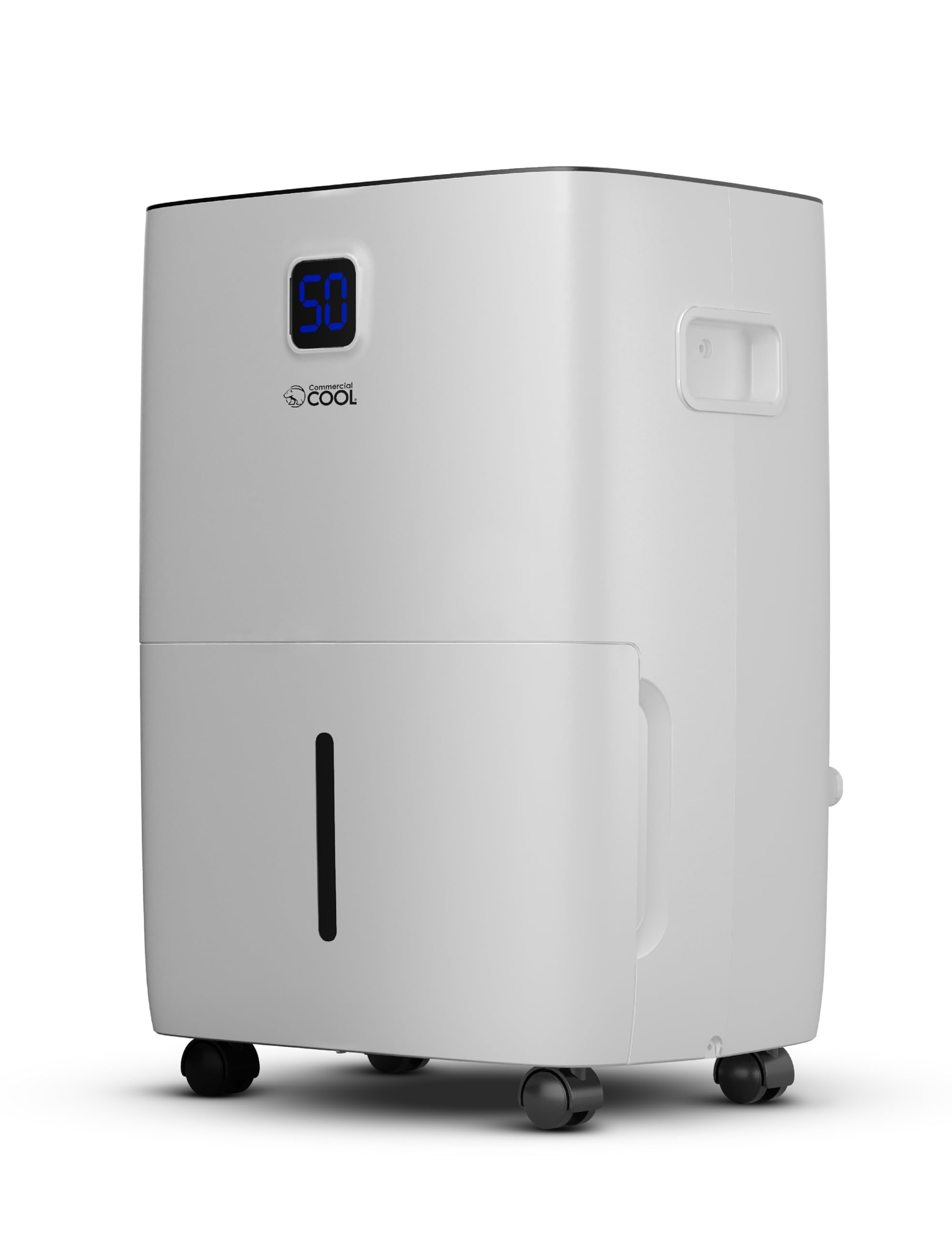 COMMERCIAL COOL 35 Pint Dehumidifier with Adjustable Humidistat, Portable, Home & Kitchen, Basement Use, 3000 Sq. Ft.