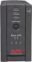 APC Back-UPS CS 500VA (BK500BLK) Battery Backup & Surge Protector
