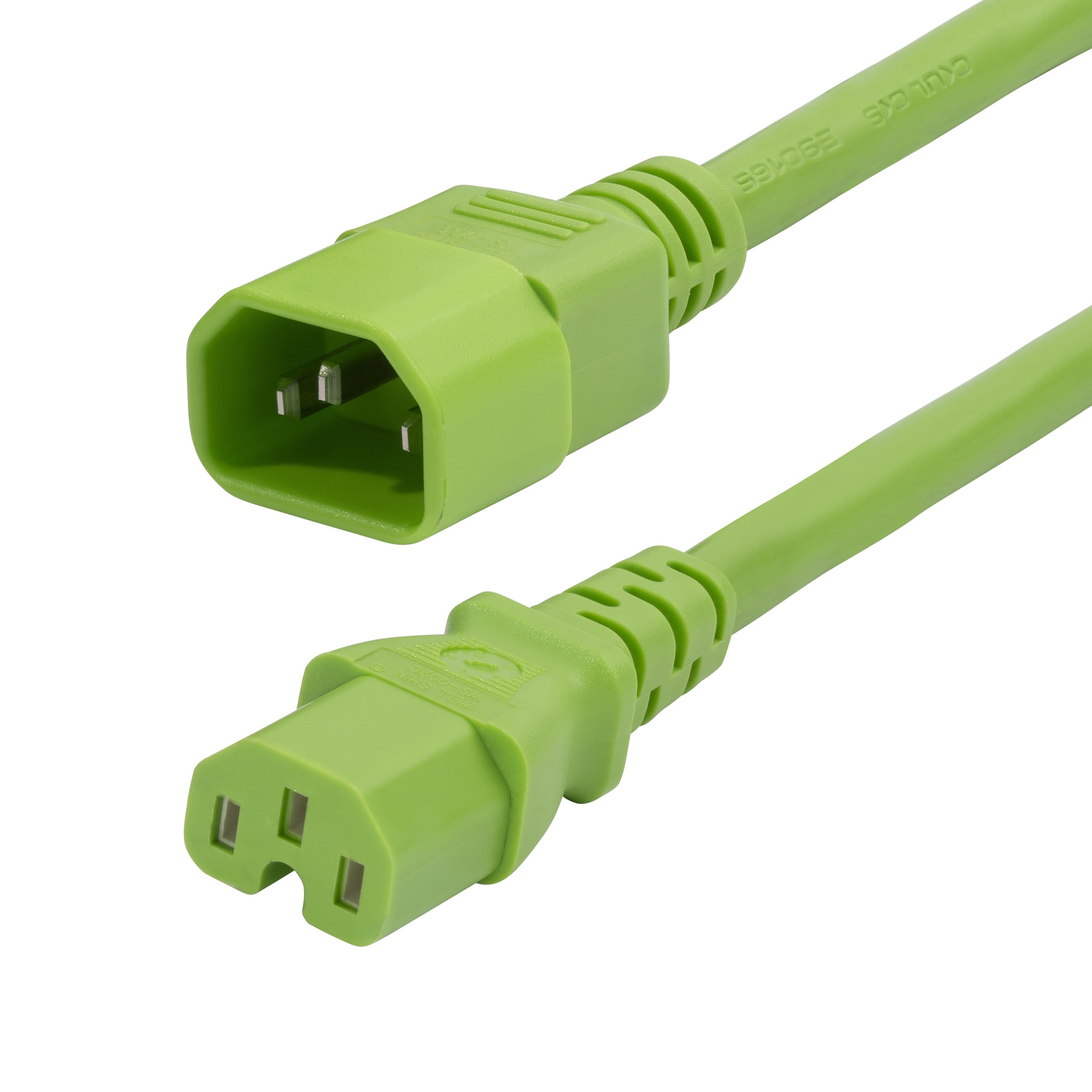 StarTech.com Heavy Duty IEC 60320 C14 to C15 Power Cord, 14AWG 15A 250V, UL Listed