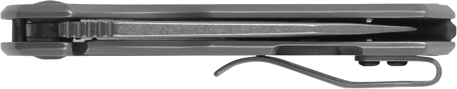 Kershaw Valve Frame Lock Knife Bead Blast Stainless Steel (2.25" Stonewash) 1375