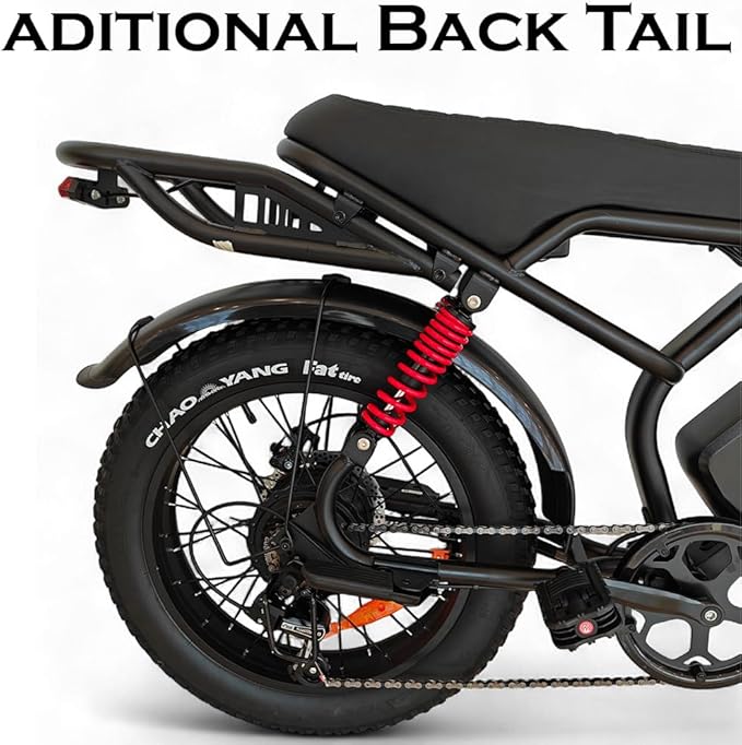 WINDHORSE V8 PRO Electric Bike – 750W Gear Hub Motor, 48V 16.6AH Battery, 50KM/H Speed, 45KM Range, 20" Fat Tires, Dual Suspension, Shimano 7-Speed, Carbon Alloy Frame, Dual Disc Brakes WINDHORSE V8 PRO Electric Bike – 750W Gear Hub Motor, 48V 16.6AH Battery, 50KM/H Speed, 45KM Range, 20" Fat Tires, Dual Suspension, Shimano 7-Speed, Carbon Alloy Frame, Dual Disc Brakes