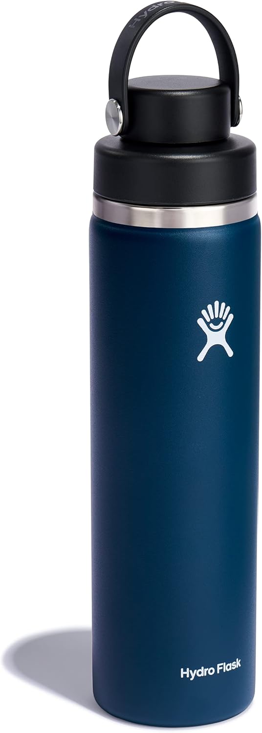 HYDRO FLASK Wide Mouth Insulated Stainless Steel Water Bottle with Flex Chug Cap