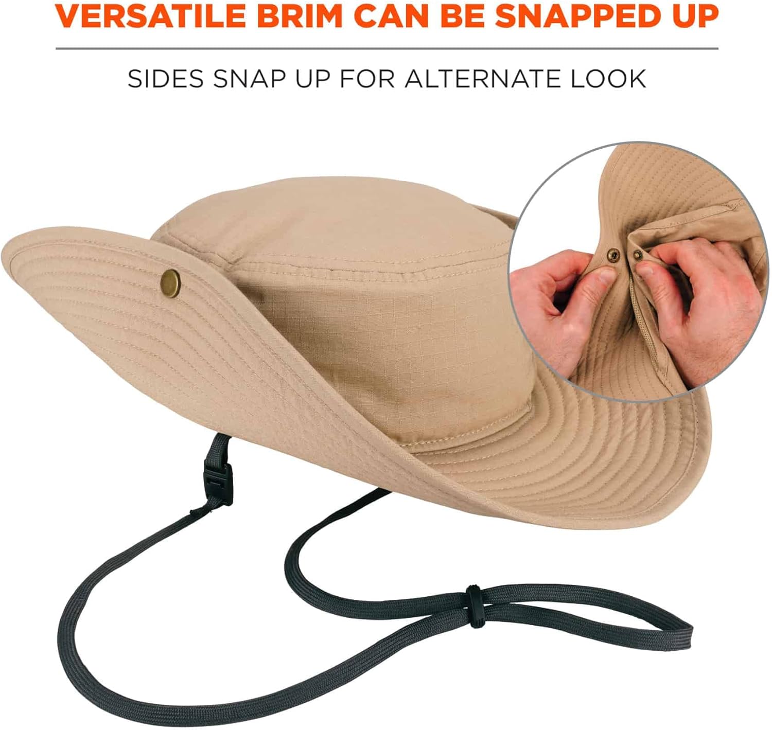 ERGODYNE Chill-Its 8936 Lightweight Ranger Hat with Mesh Paneling