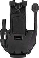 WALKER'S Razor Walkie Talkie Attachment - 22 Channels 3 Miles Range Distance Voice-Activated Handsfree Communication Device for Razor Shooting Muffs, 3 AAA Batteries Included Black