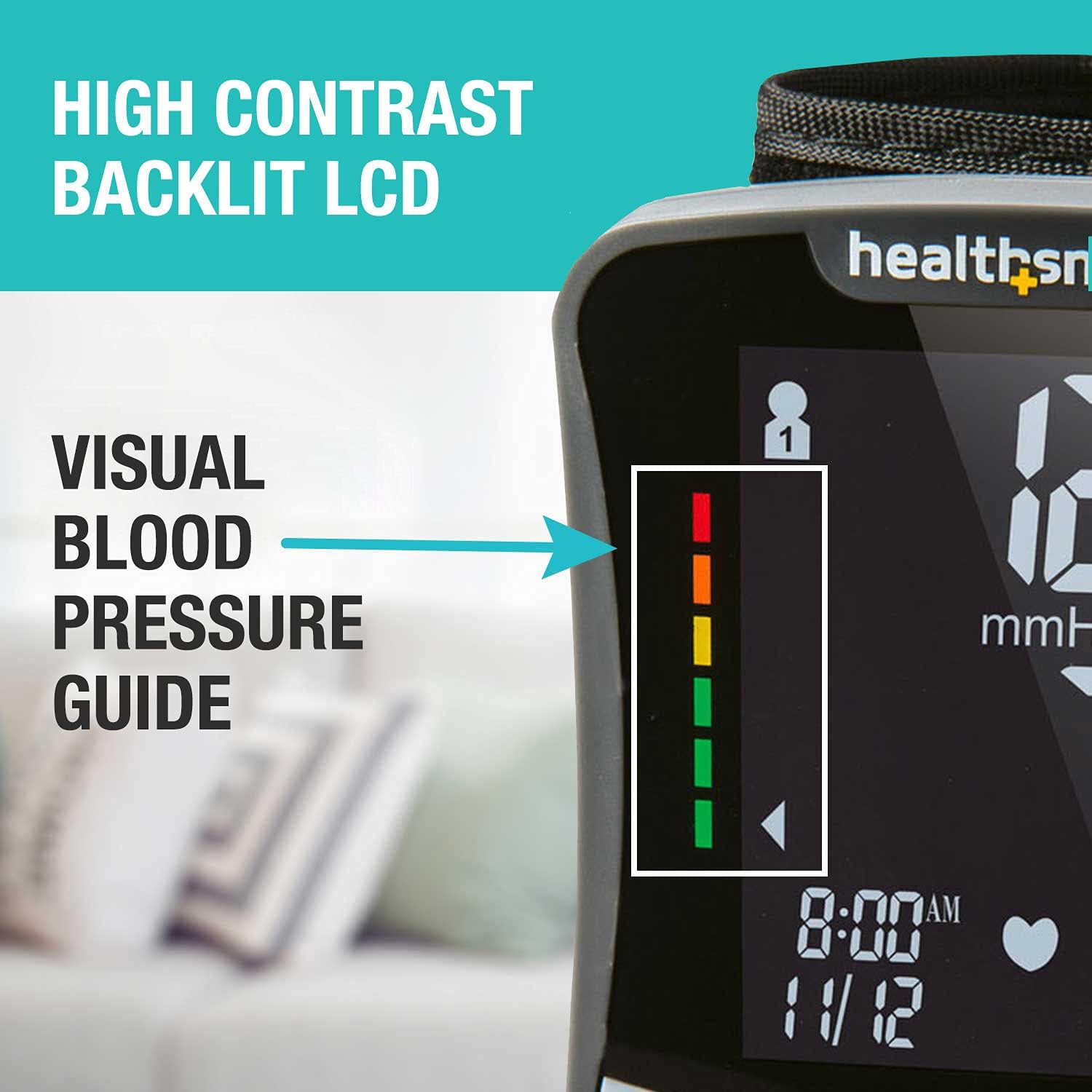 HealthSmart Digital Blood Pressure Monitor (Upper Arm & Wrist)