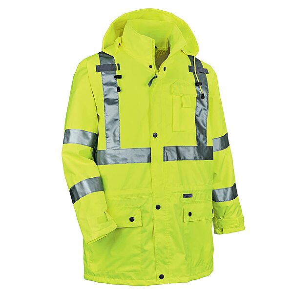 Ergodyne GloWear 8365 Hi-Vis Rain Jacket