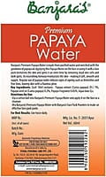 Banjara's Premium Papaya Water 60ml