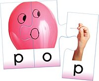 Key Education Big Box of Little Word Toddler Puzzle, Photo, CVC and Sight Words Building Games, Phonics Preschool Learning Activities for Kids Ages 4+ 180 piece