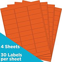 JAM PAPER Mailing Address Labels - Self-Adhesive Rectangular