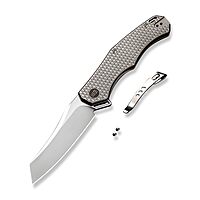 WE Kyle Lamb WE22010G-2 Polished Bead Blasted Titanium Handle with Diamond Pattern On Presentation Handle