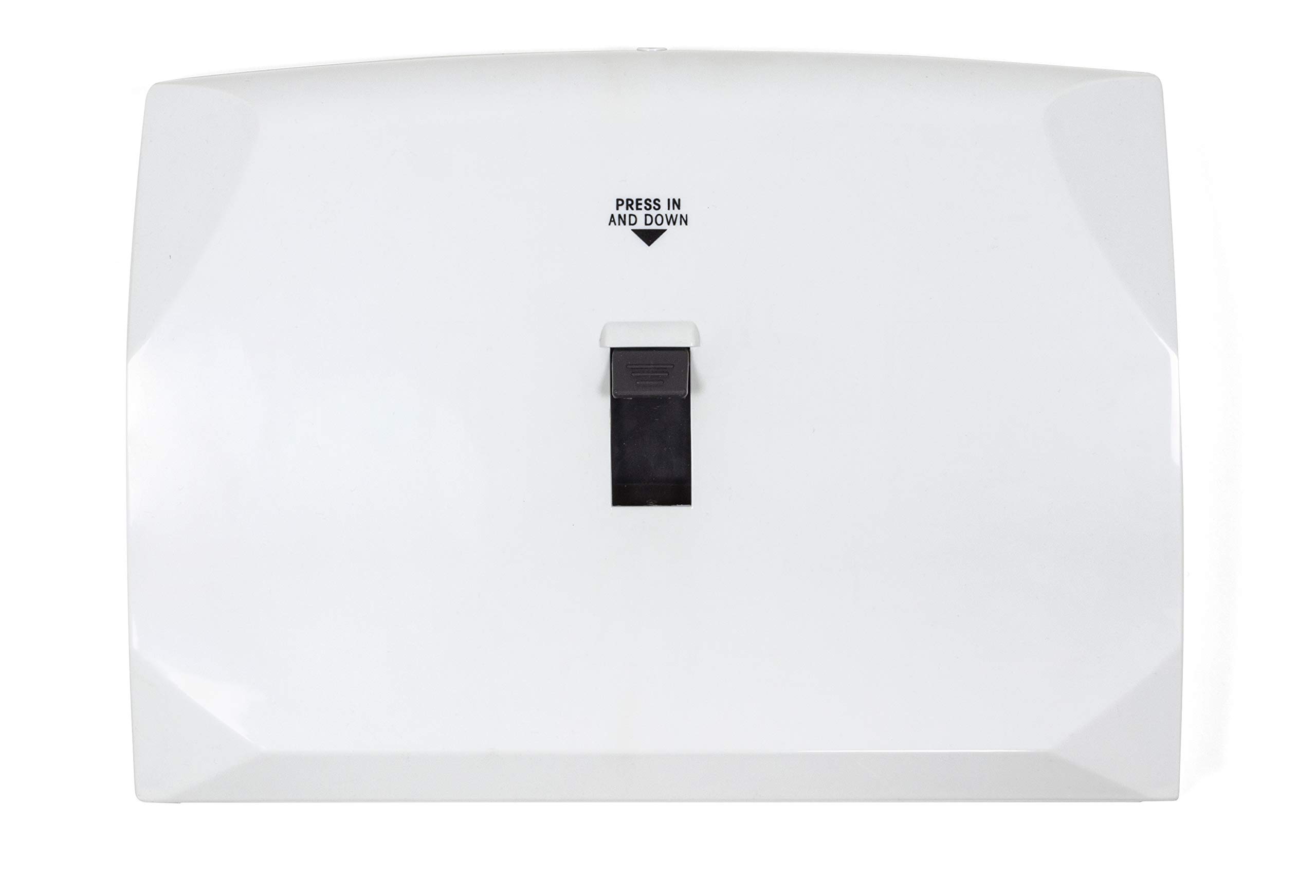 Hospeco Health Gards Lever Activated Toilet Seat Cover Dispenser System, White