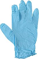 Boardwalk Disposable Examination Nitrile Gloves, Medium, Blue, 5mil, Box Of 100 Gloves