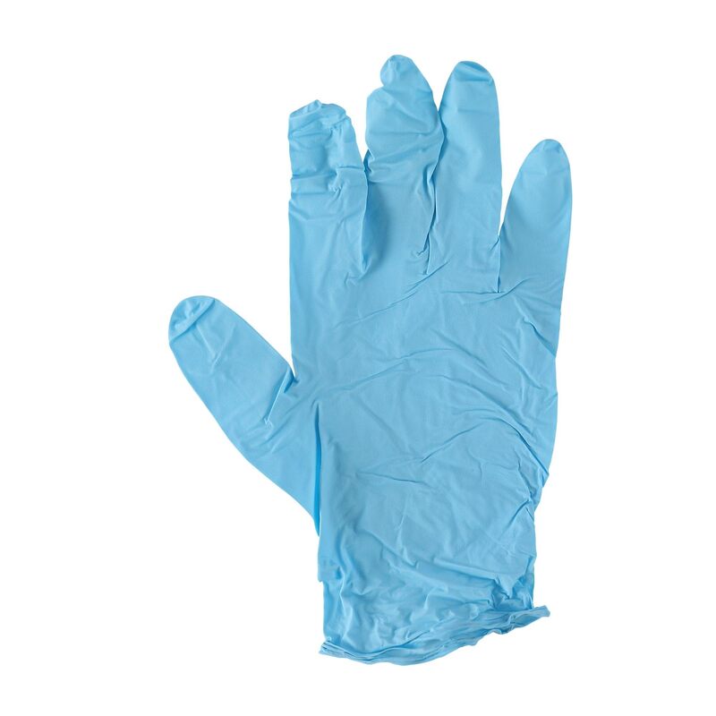 Boardwalk Disposable Examination Nitrile Gloves, Medium, Blue, 5mil, Box Of 100 Gloves