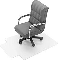 FLOORTEX Valuemat Vinyl Lipped Chair Mat for Hard Floor