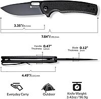 SENCUT Vesperon Folding Pocket Knife 3.35in Blade