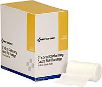 First Aid Only H245: 2" X 4 Yd. Conforming Gauze Non-Sterile, 10/Box 10-Count Box