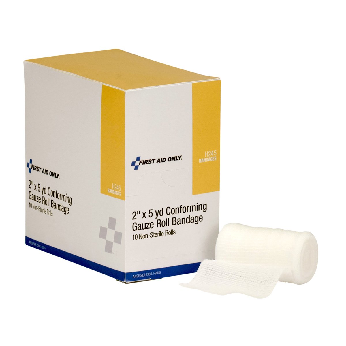First Aid Only H245: 2" X 4 Yd. Conforming Gauze Non-Sterile, 10/Box 10-Count Box