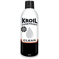 Kroil Clear Food Grade Penetrating Oil (Aerosol Spray-10oz Can-Single) | Odorless Non-Staining Industrial Rust Penetrant