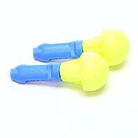 3M E-A-R Push-Ins Earplugs 318-1000, 28.0 dBs, 100 Pair, ANSI, Uncorded, No Roll, Push to Fit, Poly Bag