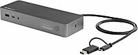 StarTech.com Universal Laptop Docking Station, Hybrid USB-C/USB-A Dock, Dual 4K DP/HDMI, 100W PD, Mac/Windows/Chrome OS, NIC