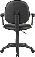 Boss Office Products Dimond Task Chair with Adjustable Arms in Black