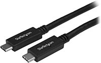 StarTech.com USB31CC1M USB C Cable - 3 ft / 1m - 10 Gbps - 4K - USB-IF - Charge and Sync - USB Type C to Type C Cable