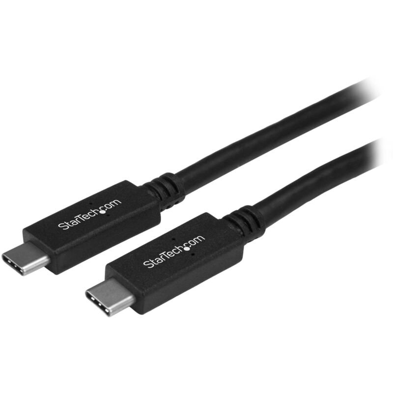 StarTech.com USB31CC1M USB C Cable - 3 ft / 1m - 10 Gbps - 4K - USB-IF - Charge and Sync - USB Type C to Type C Cable