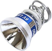 Surefire, P60, Replacement Lamp,Incandescent, 65 Lum,Black
