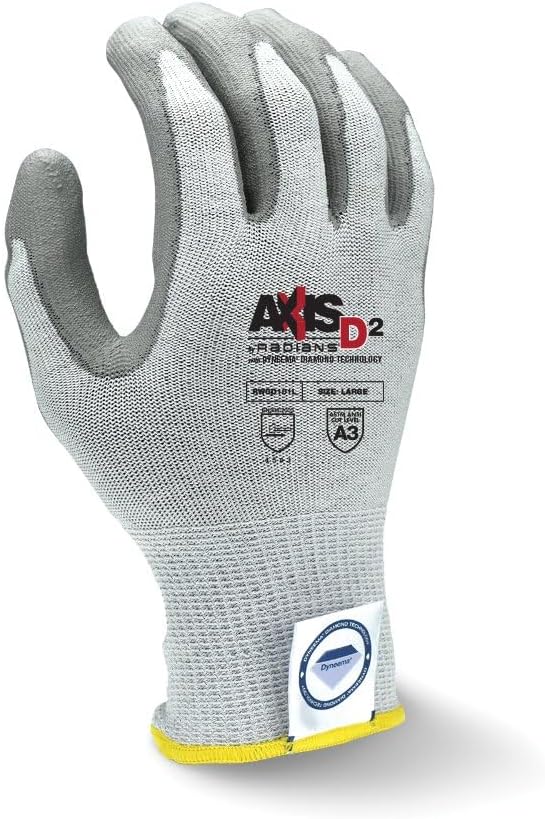 AXIS D2 DYNEEMA CUT 3 GLOVE LARGE - Radians RWGD101L Industrial Safety Gloves