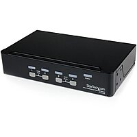 StarTech.com 4 Port Professional VGA USB KVM Switch with Hub - 1U Rack-mountable KVM Switch (SV431USB)
