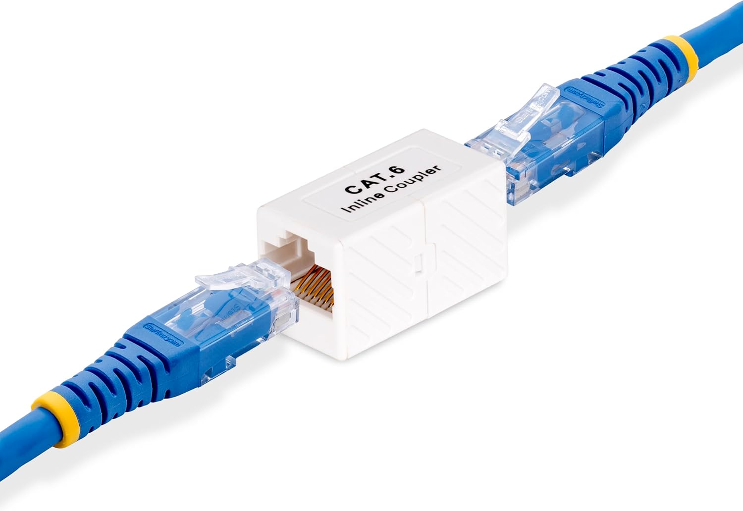 StarTech.com RJ45 Inline Cat6 Coupler, Female-to-Female (T568) Unshielded Ethernet Extension
