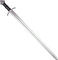 Cold Steel Viking Sword with Leather and Wood Scabbard Black