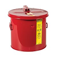 Justrite 27605 5 Gallon Dip Tanks, 14"H x 15"W, 16" Dia (Pack of 1)