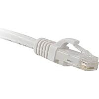 ENET CAT6 WHITE 6 INCH PATCH CABLE WITH SNAGLESS MOLDED BOOT (UTP) HIGH-QUALITY