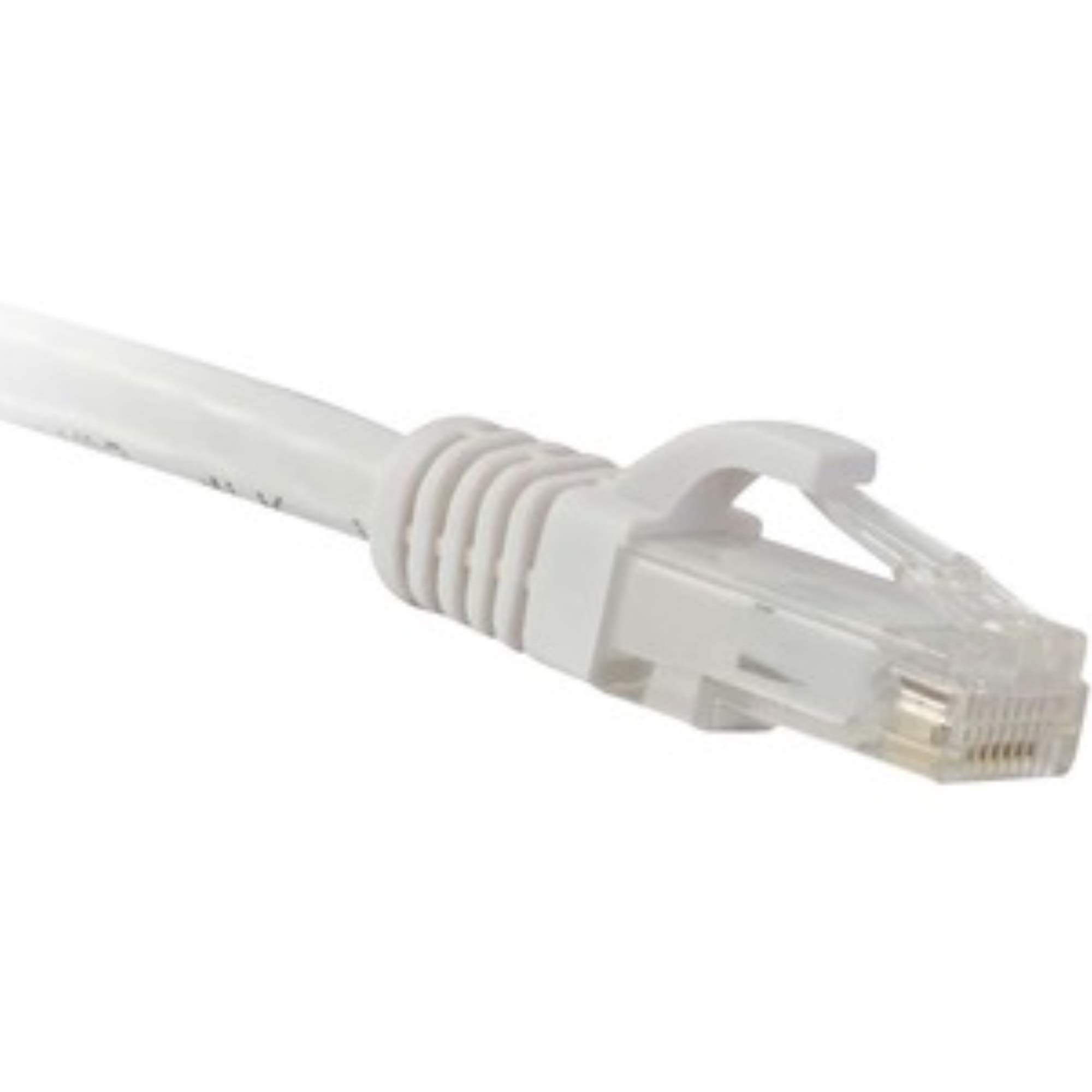ENET CAT6 WHITE 6 INCH PATCH CABLE WITH SNAGLESS MOLDED BOOT (UTP) HIGH-QUALITY