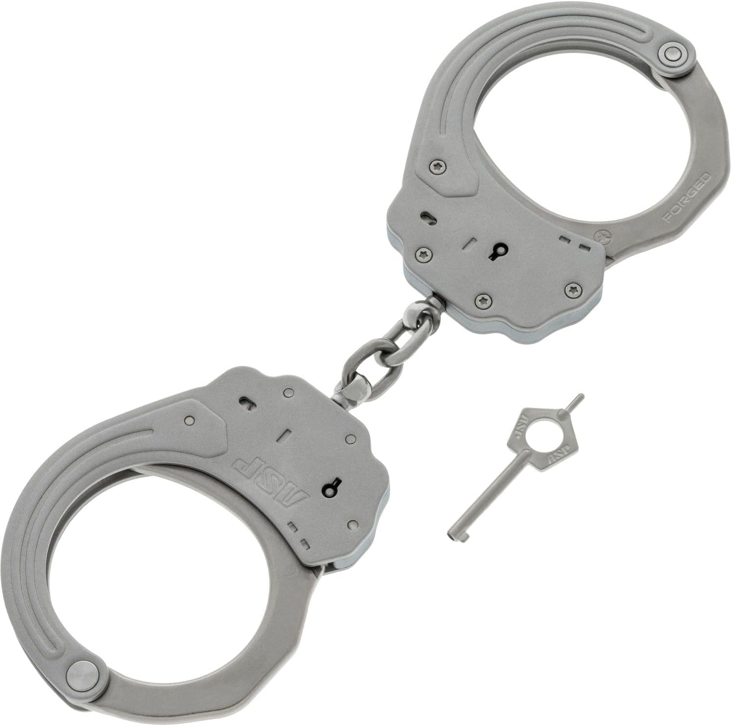 ASP Sentry Handcuffs, Professional Grade with Stainless Steel Frames, Forged Steel Bows, Dual-Sided Keyways