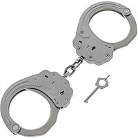 ASP Sentry Handcuffs, Professional Grade with Stainless Steel Frames, Forged Steel Bows, Dual-Sided Keyways, and Double Lock Slots for Tactical Gear and Equipment Chain