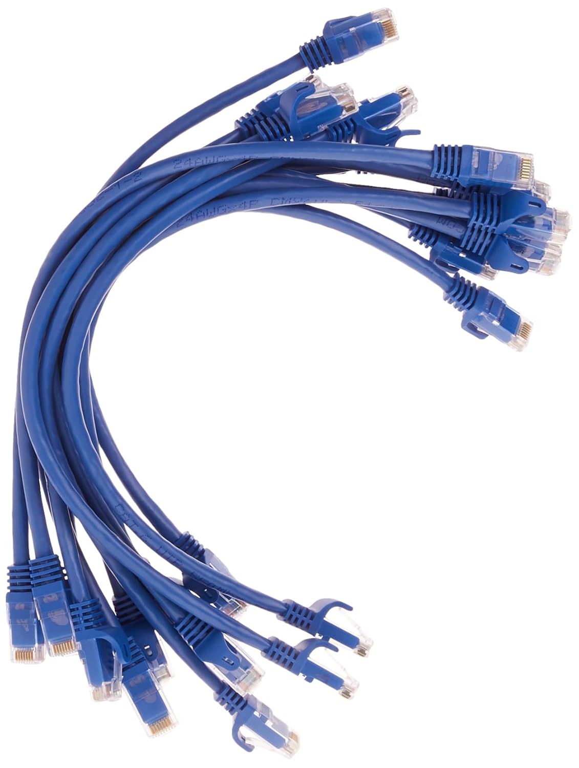 Monoprice Cat6 Flexboot Patch Cable UTP 24AWG 550MHz Pure Bare Copper Snagless RJ45