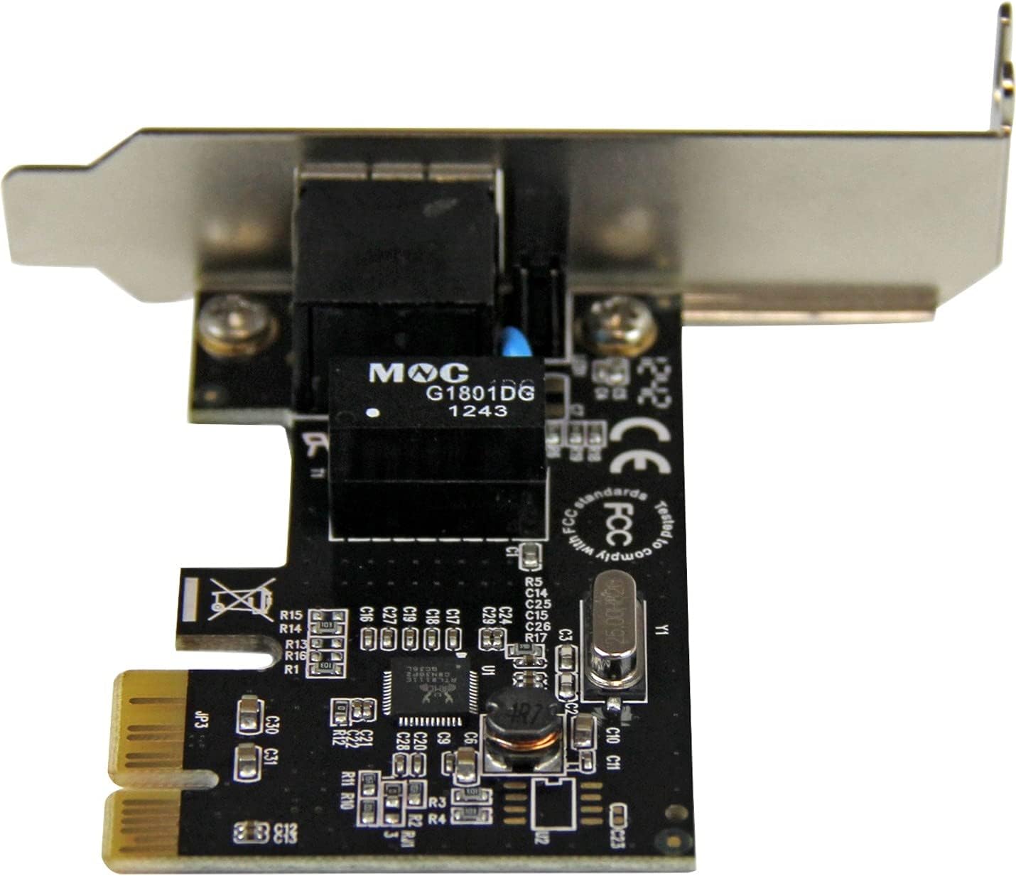StarTech.com 1 Port PCIe Network Card - Low Profile - RJ45 Port - Realtek RTL8111H Chipset - Ethernet Network Card
