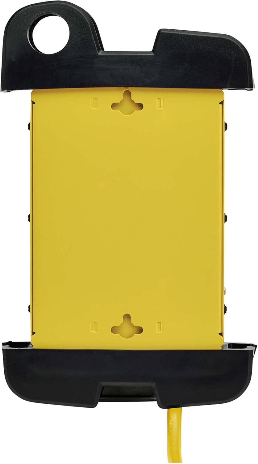 TRIPP LITE Heavy Duty Safety Power Strip, Metal Housing, Yellow