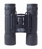 Humvee HMV-B-8X21B Rubber Armor Compact Binocular with Anti-Reflective Ruby Red Lens, 8x21, Black