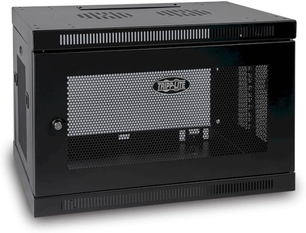 Tripp Lite 9U Wall Mount Rack Enclosure Server Cabinet, 16.5" Deep, Switch-Depth (SRW9U),Black
