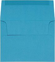 JAM Paper Blue Booklet Invitation Envelopes, Recycled, Gummed Seal
