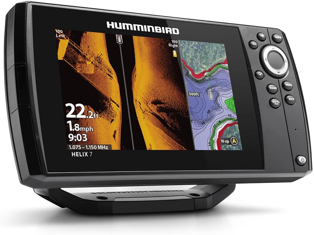 Humminbird Helix 7 G4 Fish Finder with MEGA Side Imaging, GPS