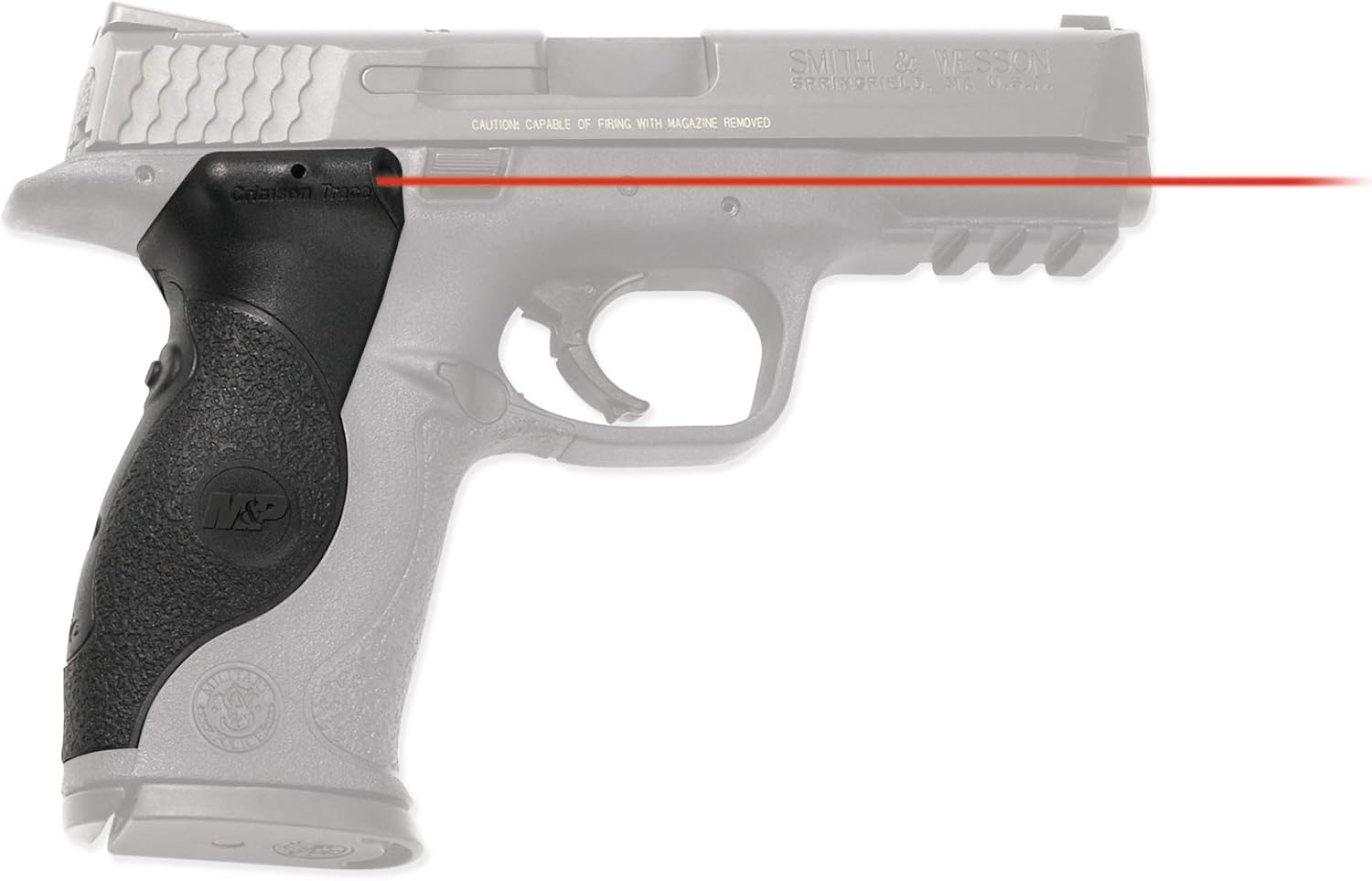 Crimson Trace LG-660 Lasergrips with Red Laser, Heavy Duty Construction and Instinctive Activation for Smith & Wesson M&P