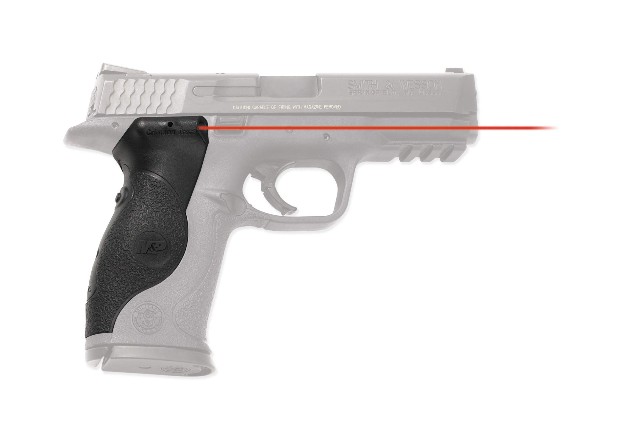 Crimson Trace LG-660 Lasergrips with Red Laser, Heavy Duty Construction and Instinctive Activation for Smith & Wesson M&P