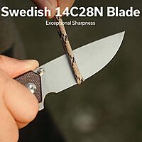 CIVIVI Merit Folding Pocket Knife with 3.28" 14C28N Blade