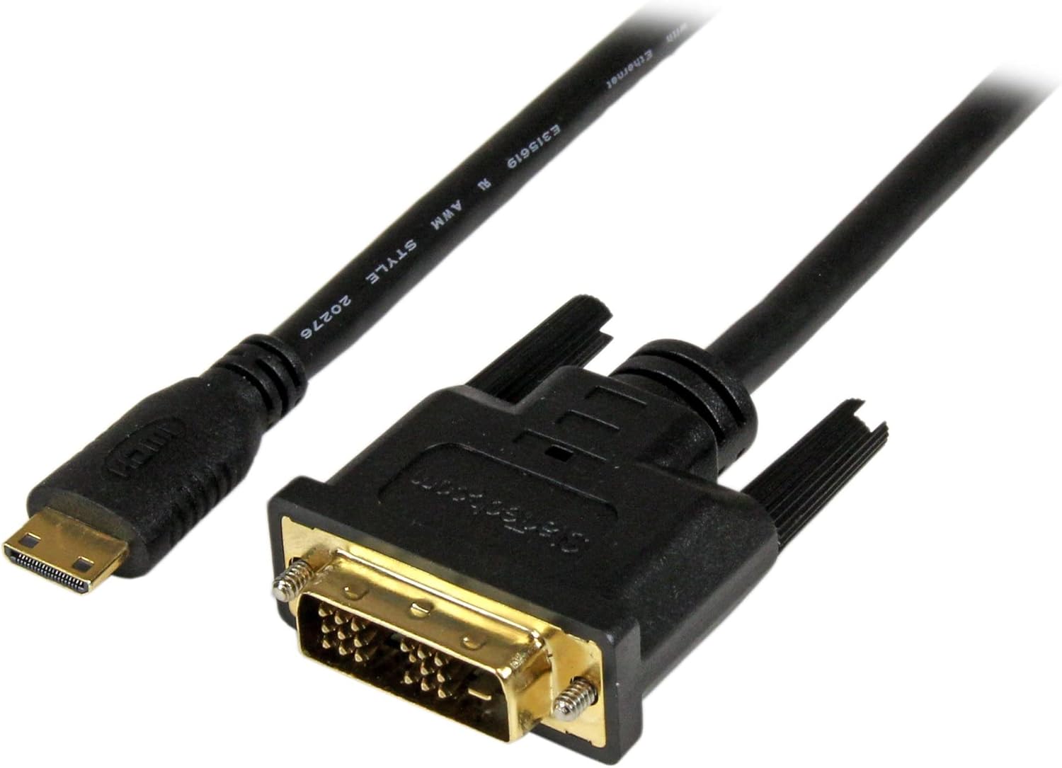 StarTech.com Mini/Micro HDMI to DVI-D Cable